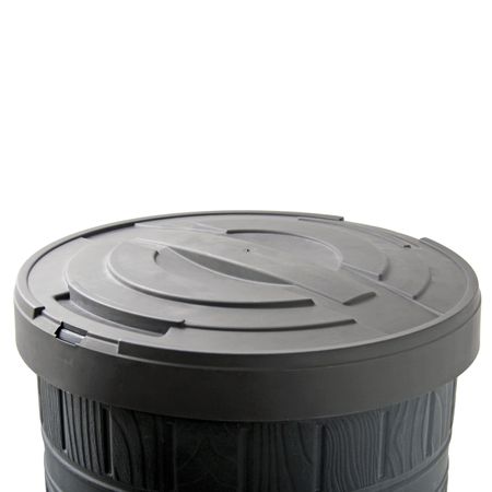 Regentonne Azuro schwarz 265 Liter Deckel