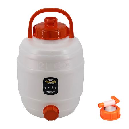 Mostfass rund 12 Ltr. mit Auslaufhahn