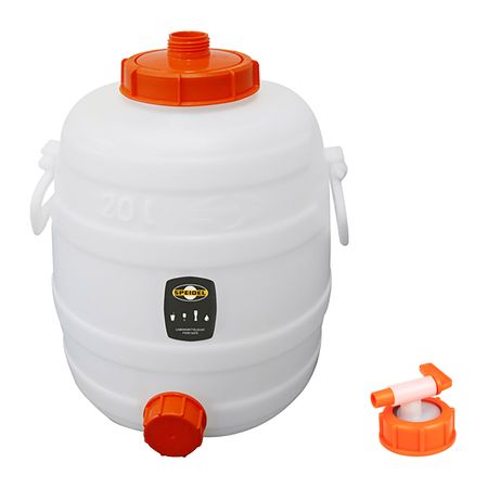 Mostfass rund 20 Ltr. mit Auslaufhahn