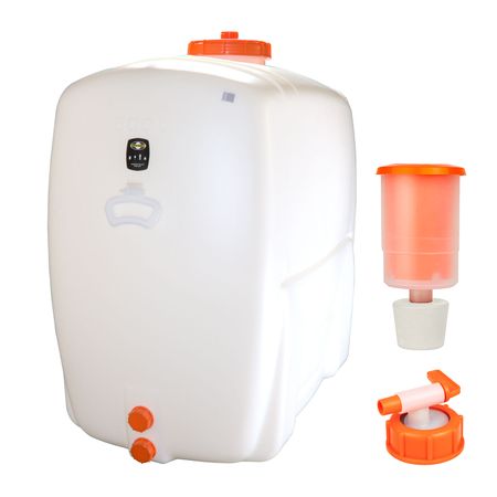 Mostfass oval 500 Ltr. mit Auslaufhahn und Gärspund