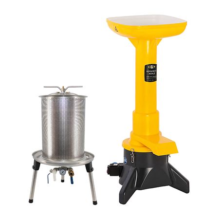Obstpresse Hydropresse Edelstahl 20L inkl. Obsthäcksler