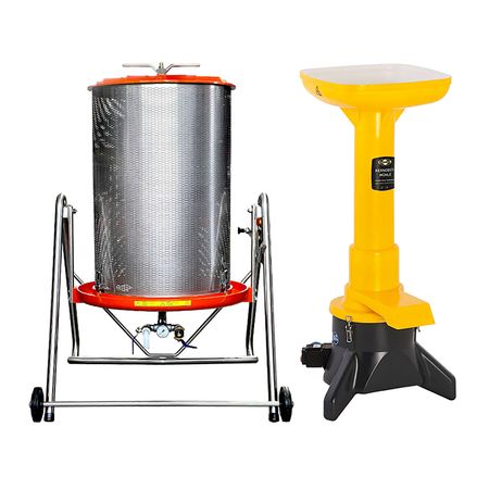 Obstpresse Hydropresse Alu 180L inkl. Obsthäcksler
