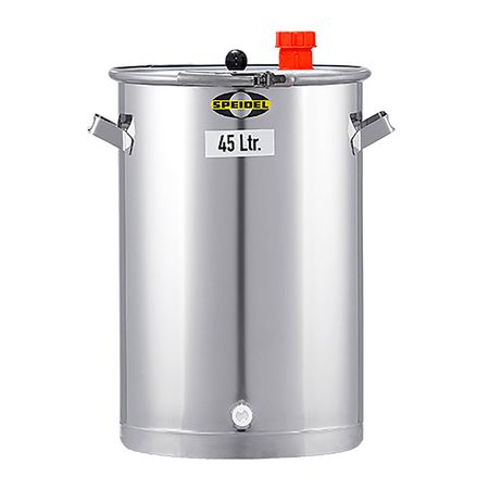 Gärbehälter Edelstahl 350 mm D, 45 ltr.