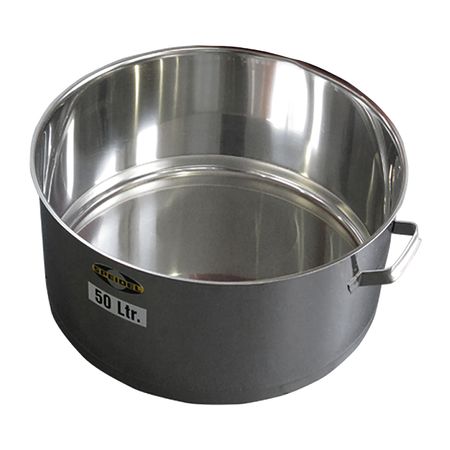 Edelstahlwanne D=550  50 Ltr.