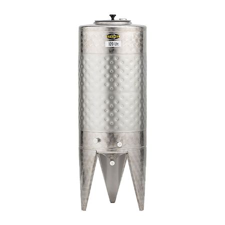 Edelstahl Gär und Lagerbehälter 120 ltr.
