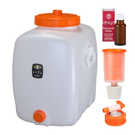 Mostfass Einsteiger Komplett Set oval 60 ltr. 