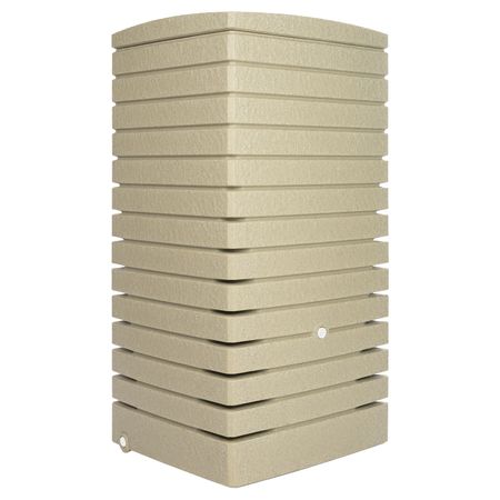 Florantia Regentonne Quadrum sandstein 320 Liter ohne Zubehör freigestellt