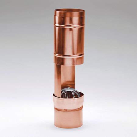 Laubsammler Kupfer mit Sieb DN 80 - 120
