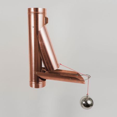 Regenwasserklappe Kupfer automatisch mit Schwimmer DN 76 - 120