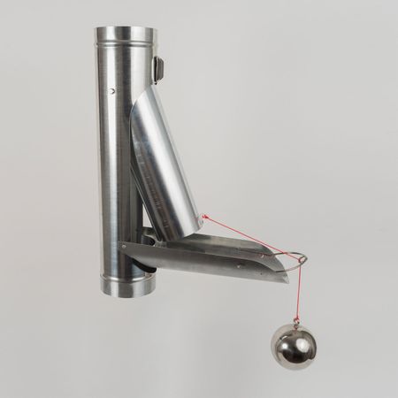 Regenwasserklappe Zink automatisch mit Schwimmer DN 76 - 120