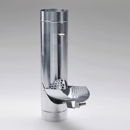 Fallrohrklappe Zink mit Sieb DN 76 - 120