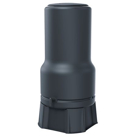 Regentonne Basic anthrazit 200 Liter ohne Zubehör freigestellt
