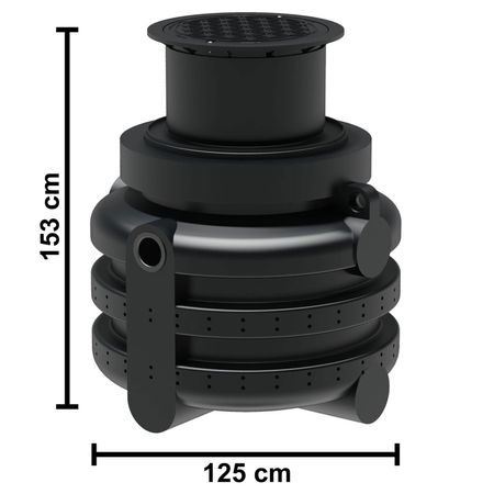 Versickerungsschacht 1000 Liter Abmessungen