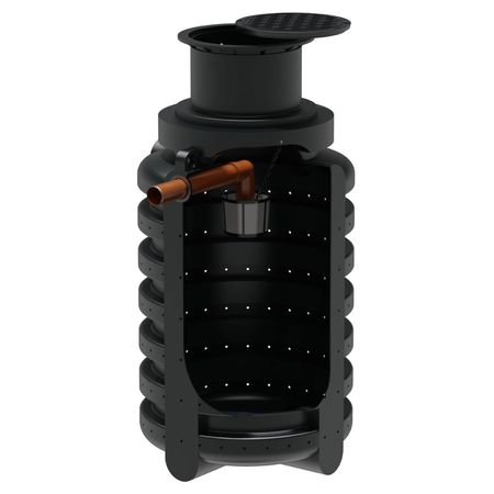Versickerungsschacht 2000 Liter mit Korbfilter