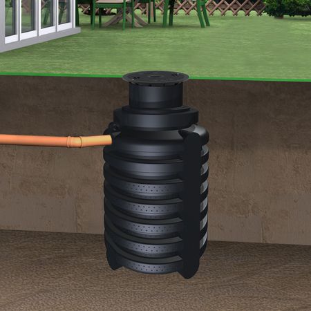 Versickerungsschacht 2000 Liter Einbau
