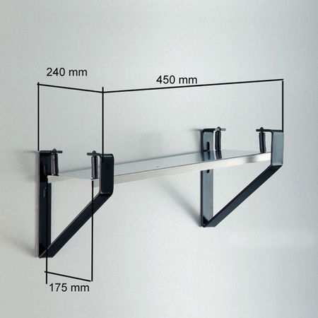 Wandhalterung für Pumpe Abmessungen