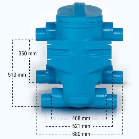 Regenwasserfilter Twinfilter Abmessungen