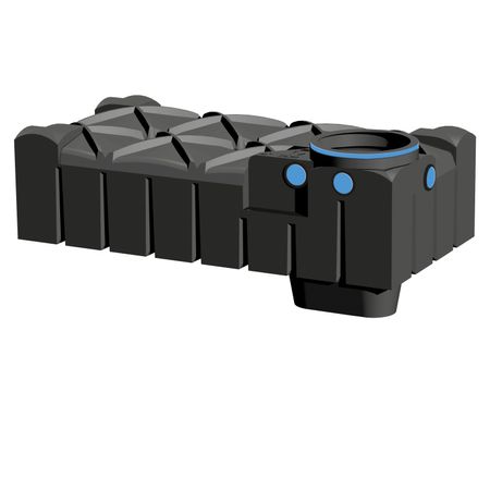 Flachtank 1500 Liter SOLO ohne Deckel 