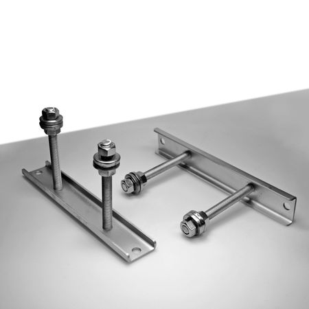 2x Wandhalterung V2A Edelstahl für Regenwasserfilter TF extern