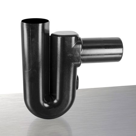 Überlaufsiphon DN 100 mit Nagetiersperre Kunst. für Korbfilter