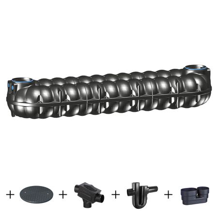 Kunststoffzisterne NEO 13000 Liter - PROFI - Komplettanlage 