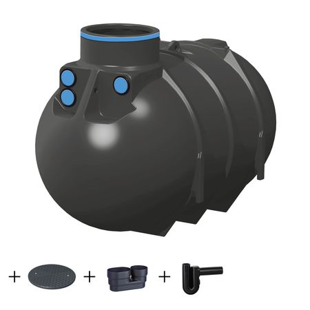 Erdtank 2600 Liter STANDARD inkl. Zubehör