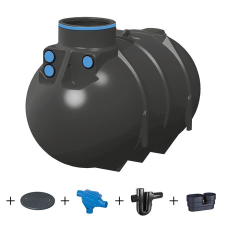 Erdtank 2600 Liter - PROFI - Komplettanlage