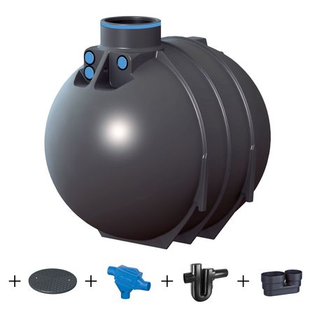 Erdtank 5200 Liter - PROFI - Komplettanlage