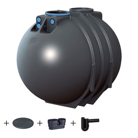 Erdtank 7600 Liter STANDARD inkl. Zubehör