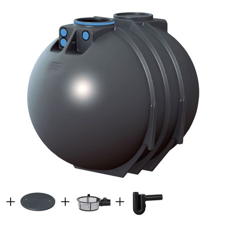 Erdtank 7600 Liter ECO inkl. Deckel und Zubehör