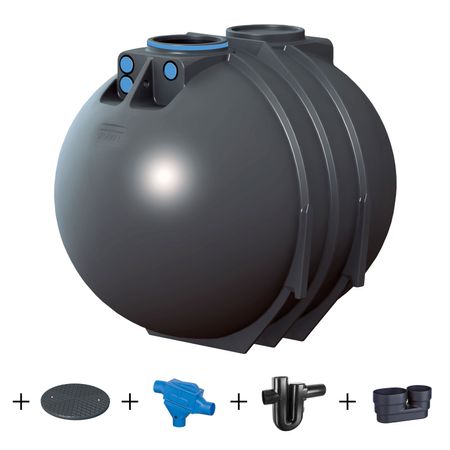Erdtank 7600 Liter - PROFI - Komplettanlage