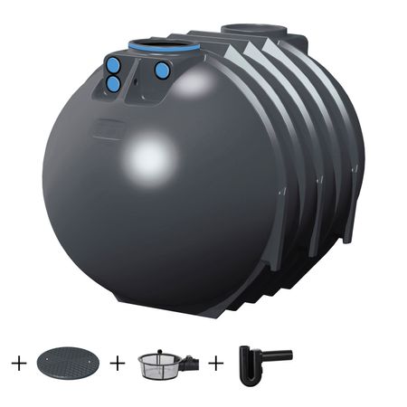 Erdtank 10000 Liter ECO inkl. Deckel und Zubehör