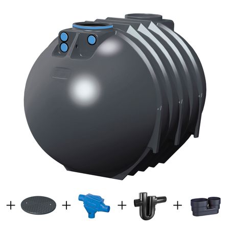 Erdtank 10000 Liter - PROFI - Komplettanlage