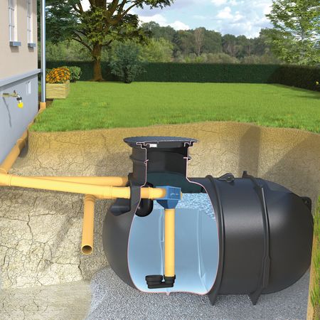 Zisterne BlueLine II 10000 L PROFI Einbau