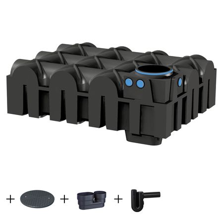 Flachtank 5000 Liter STANDARD inkl. Zubehör