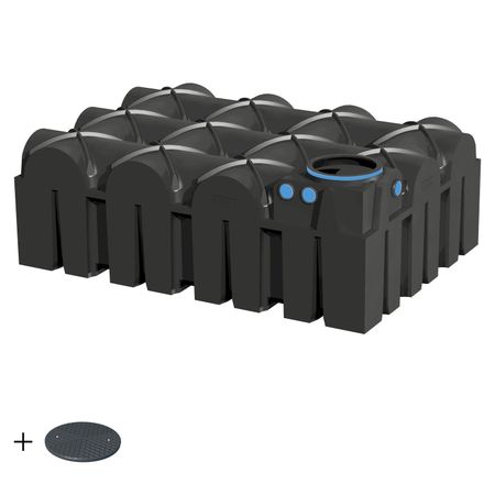 Flachtank 7500 Liter BASIC inkl. Deckel TopCover 