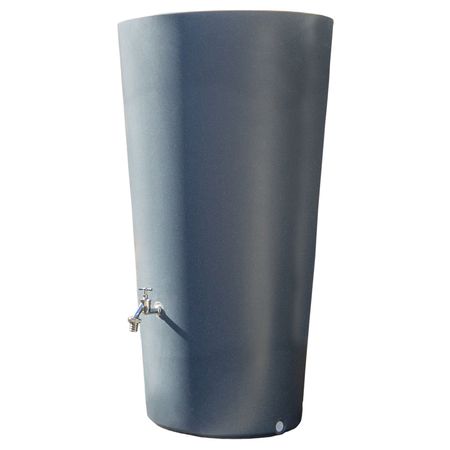 Regentonne grau RAINBOWL 210 Liter ohne Zubehör freigestellt