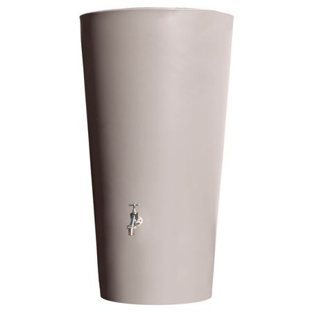 Regentonne taupe Rainbowl Flower 150 Liter ohne Zubehör freigestellt