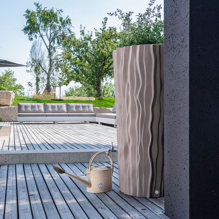 Regentonne taupe ALANA 160 Liter Stimmungsbild