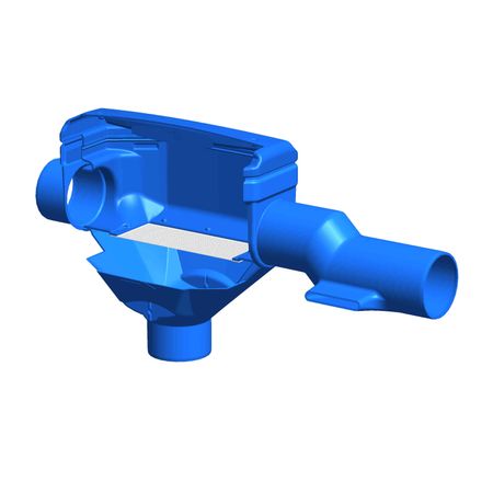 Regenwasserfilter Premium - Skimmerfilter DN 150 Edelstahlsieb