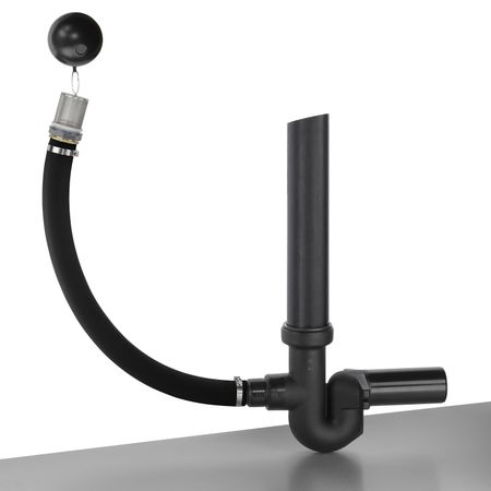 Retentionsdrossel 4" mit Notüberlauf u. Siphon 3,68 - 12,07 l/s