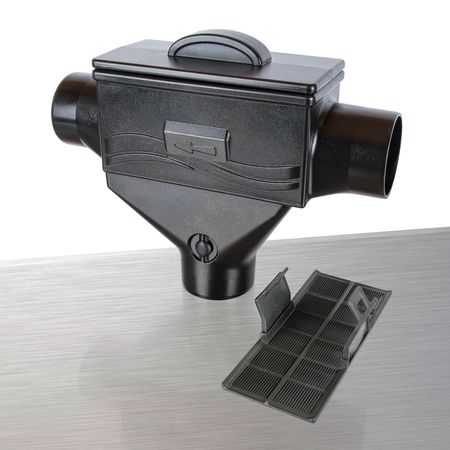 Zisternenfilter K DN 100 Kunststoffsieb Höhenversatz 0 mm