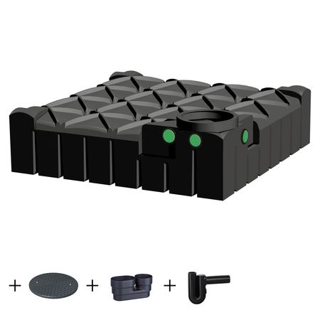 REGENTA Regenwasser Flachtank 3000 l KOMPAKT
