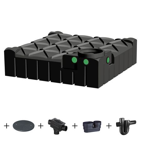 REGENTA Regenwasser Flachtank 3000 l PERFEKT 