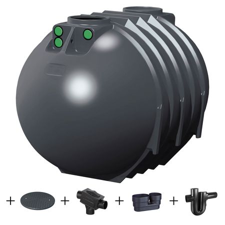 Erdtank 10000 l REGENTA PERFEKT Komplettanlage