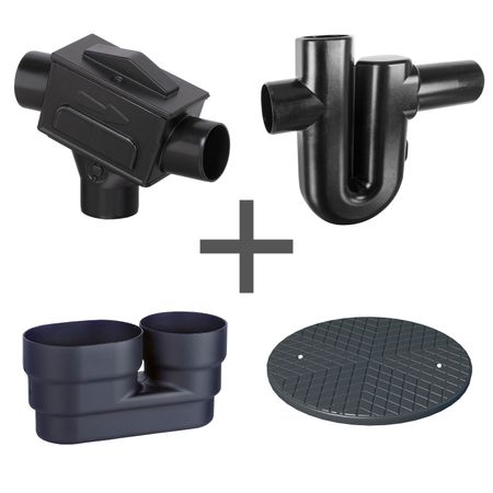 Ausbaupaket Perfekt für REGENTA Regenwassertank 1500 - 15.000 L