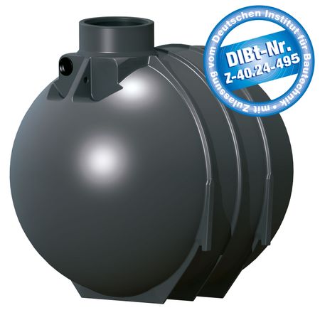 Sammelgrube 5200 Liter mit DIBt - Zulassung