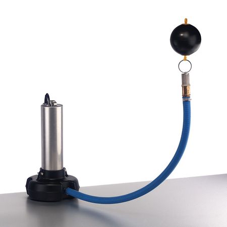 Pumpenfuß für Tauchpumpe mit schwimmender Entnahme mit Pumpe