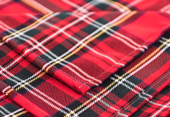Bettwäsche Schottenkaro Tartan Reißverschluß
