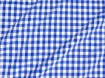 blau-weiß kariert